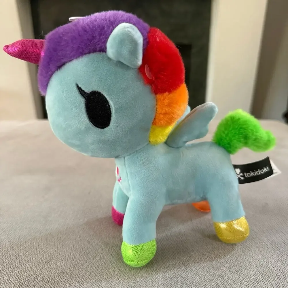 Tokidoki Unicorno Rainbow Unicorn Plush Blue Multicolor 7.5